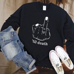 “til death” crewneck • perfect for those married, engaged or as a gift